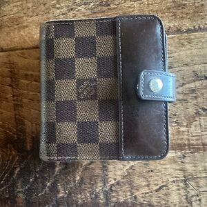 Louis Vuitton Brown Checkered Wallet